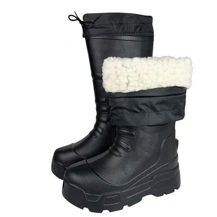 Thickened Cotton EVA Foam Rain - Men'S Shoes Water Resistant recension och pris