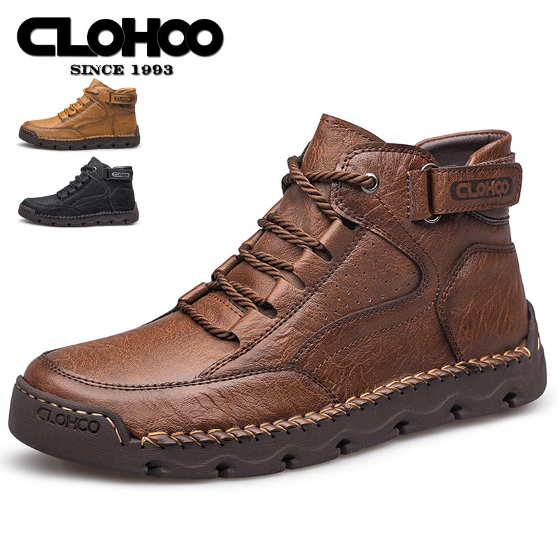 CLOHOO Hand-Sewn Men's Shoes C - Men'S Shoes Hey Dude recension och pris