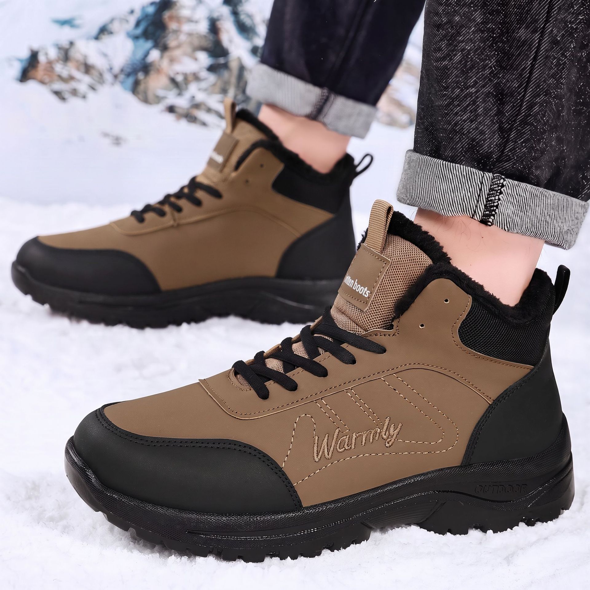 Men's Cotton Shoes with Thick  - Men'S Shoes Hoka Sale recension och pris